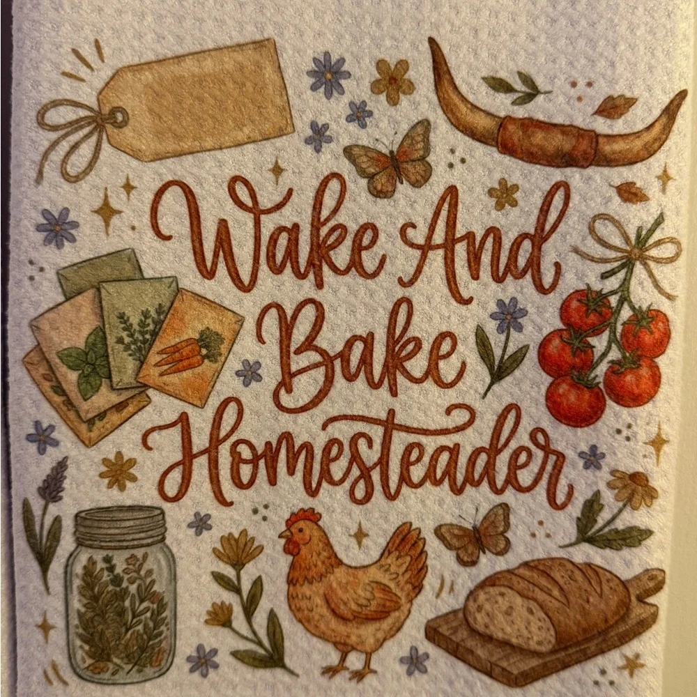 Homesteader Kitchen Towels - 2 Piece Farm Set